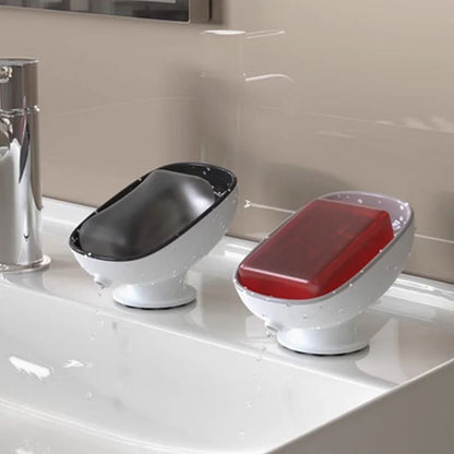 Double Layer Soap Holder with Drainage Tray Detachable Soap Storage Box