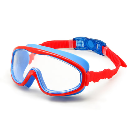 Kids Swim Goggles Anti Fog UV Protection Wide Vision Snorkeling Mask