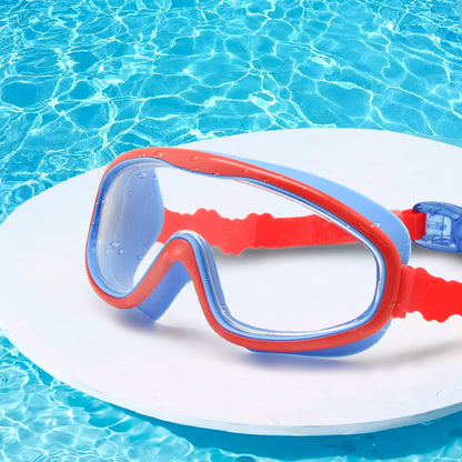 Kids Swim Goggles Anti Fog UV Protection Wide Vision Snorkeling Mask