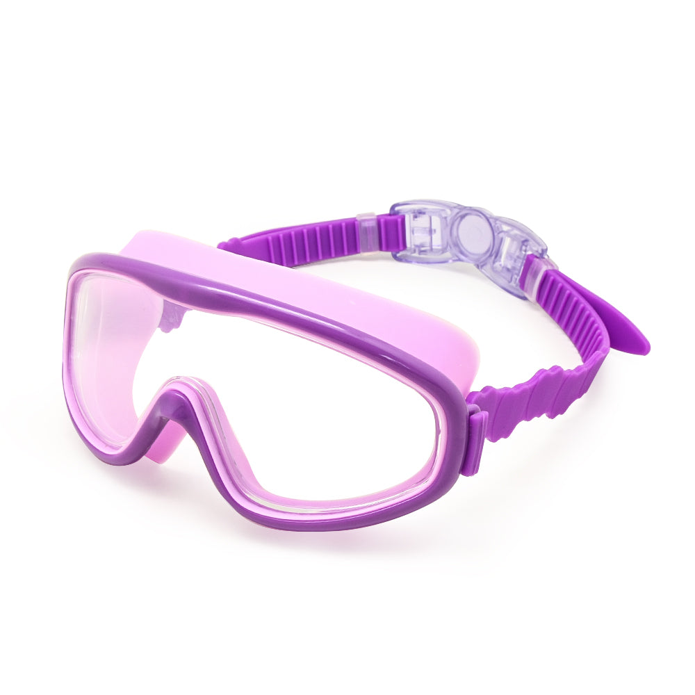 Kids Swim Goggles Anti Fog UV Protection Wide Vision Snorkeling Mask