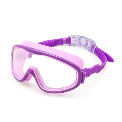 Kids Swim Goggles Anti Fog UV Protection Wide Vision Snorkeling Mask