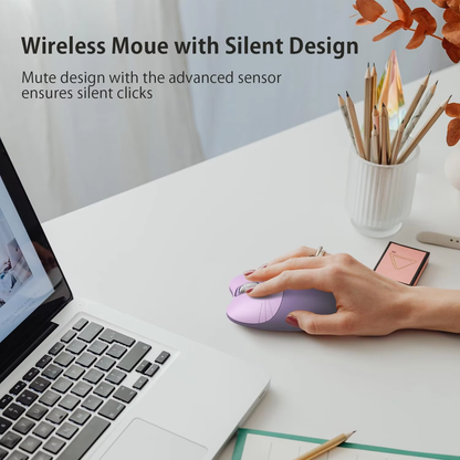 Cute Cat Wireless Mouse USB Receiver DPI Adjustable Laptop & Desktop Mouse