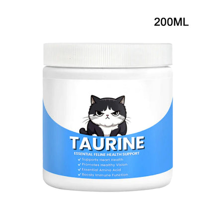 Cat Heart Health Taurine Powder for Cats 200ml Immune & Eye Support Supplement
