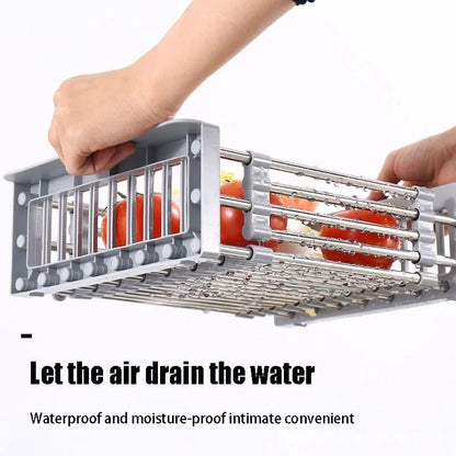 Expandable Over Sink Dish Drying Rack and Kitchen Drainboard Organizer