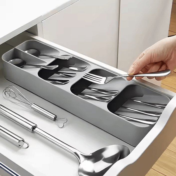Expandable Cutlery & Knife Drawer Organizer Tray