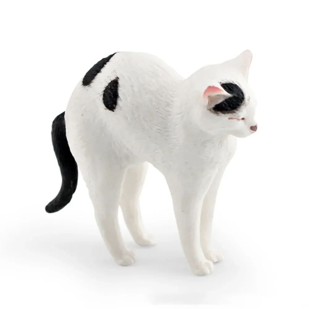 Realistic Lying Orange Cat Mini Figurine Ornament