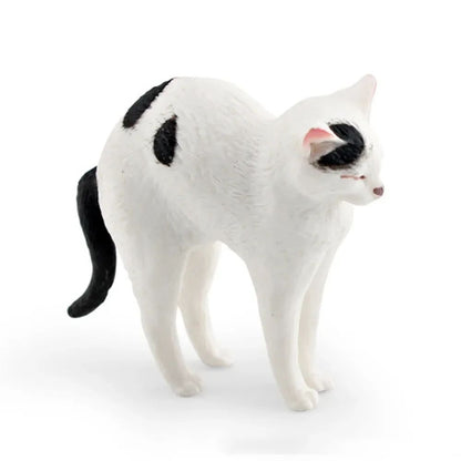 Realistic Lying Orange Cat Mini Figurine Ornament