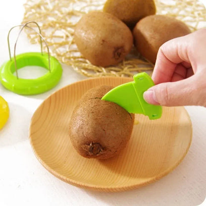 Detachable Stainless Steel Kiwi & Fruit Peeler Kitchen Gadget for Effortless Fruit Prep