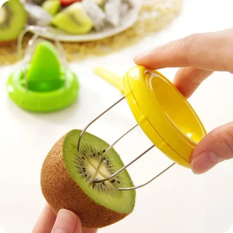 Detachable Stainless Steel Kiwi & Fruit Peeler Kitchen Gadget for Effortless Fruit Prep