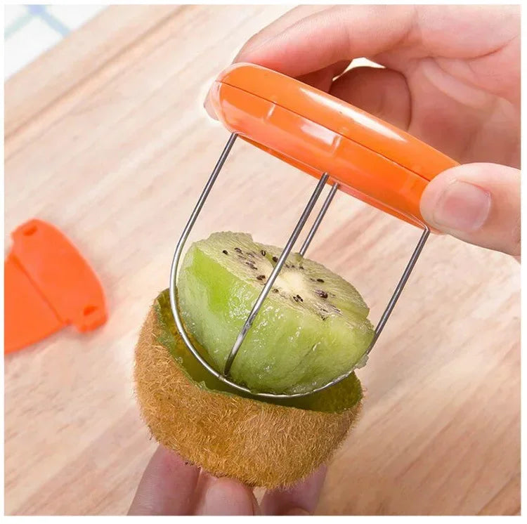 Detachable Stainless Steel Kiwi & Fruit Peeler Kitchen Gadget for Effortless Fruit Prep