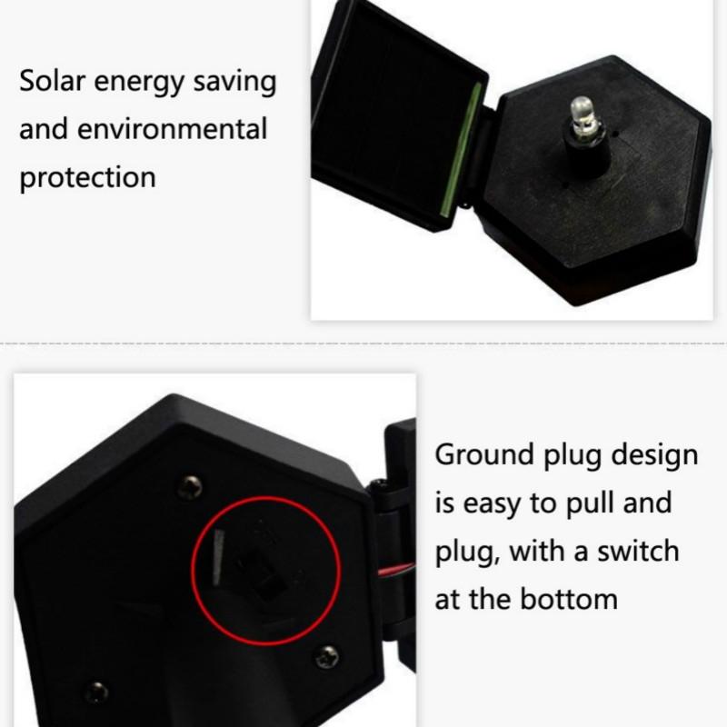 Solar Garden Lamp Resin Parrot Outdoor Solar Lawn Light for Courtyard Decor