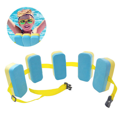 Adjustable EVA Swim Training Belt Back Float for Kids and Adults