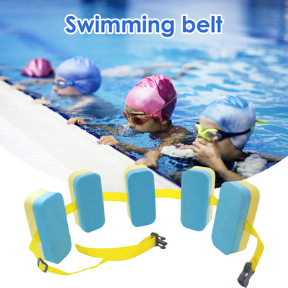 Adjustable EVA Swim Training Belt Back Float for Kids and Adults