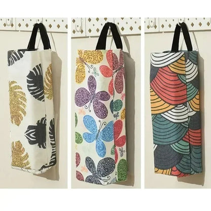 Wall-Mounted Hanging Garbage Bag Storage Dispenser & Splicing Sorting Organizer
