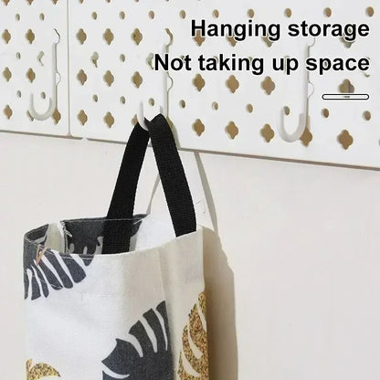 Wall-Mounted Hanging Garbage Bag Storage Dispenser & Splicing Sorting Organizer