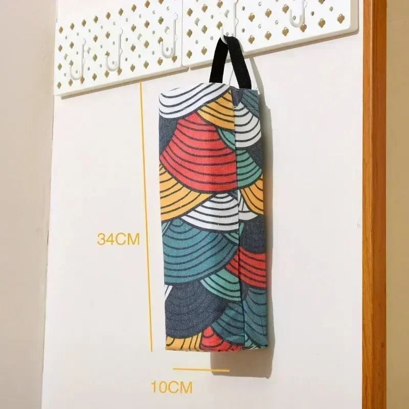 Wall-Mounted Hanging Garbage Bag Storage Dispenser & Splicing Sorting Organizer