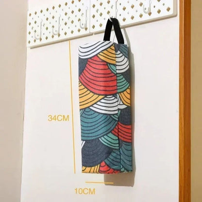 Wall-Mounted Hanging Garbage Bag Storage Dispenser & Splicing Sorting Organizer