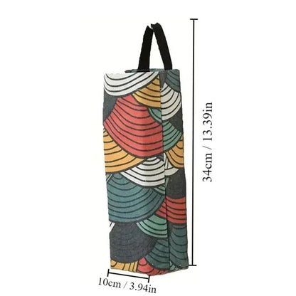 Wall-Mounted Hanging Garbage Bag Storage Dispenser & Splicing Sorting Organizer