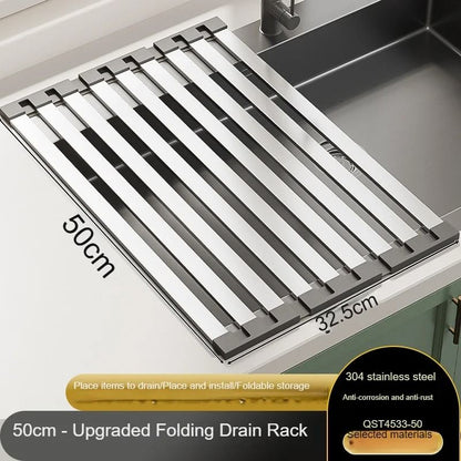 Stainless Steel Over Sink Dish Rack for Kitchen Drying