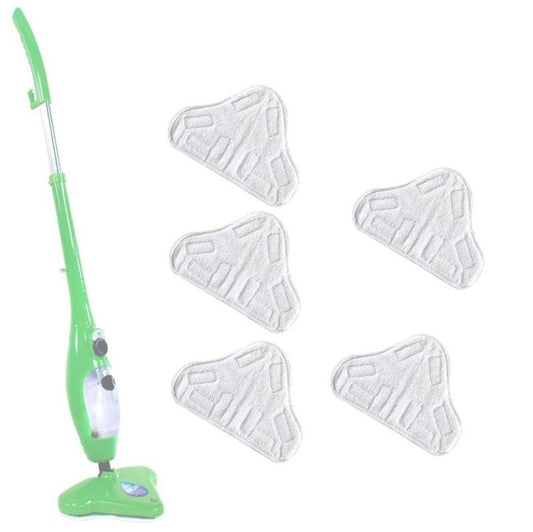 5PCS Steam Mop Replacement Pads for H2O X5 Triangle Steam Cleaners