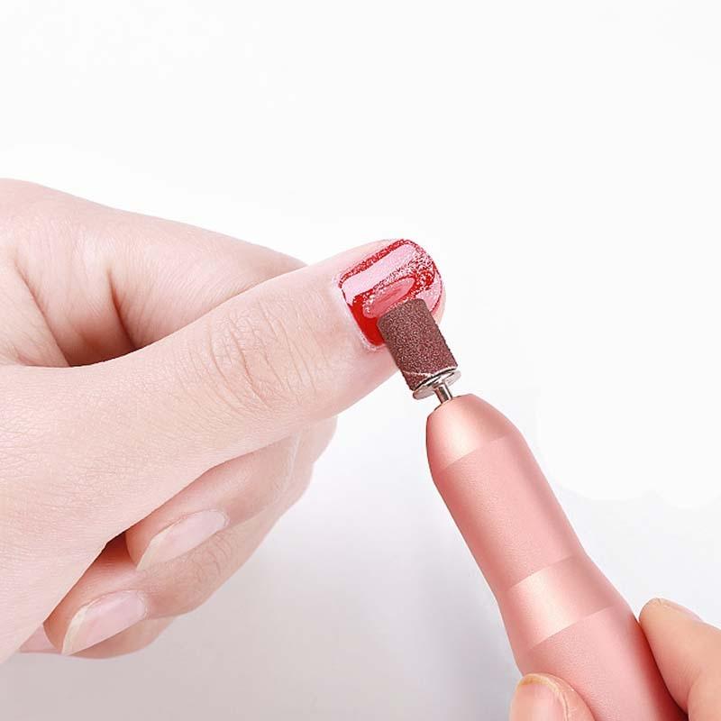 Portable Electric Nail Drill & USB Nail Polisher for Manicure and Pedicure Care