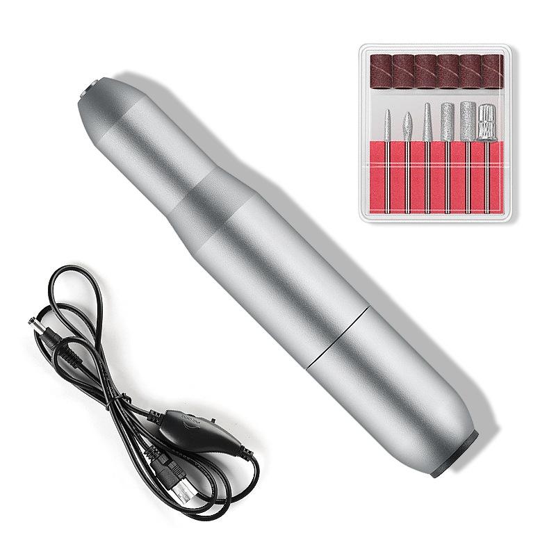 Portable Electric Nail Drill & USB Nail Polisher for Manicure and Pedicure Care