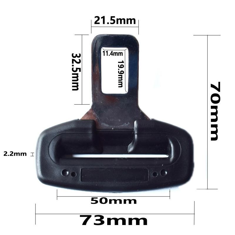 Universal Car Seat Belt Lock Tongue Replacement Buckle for Cars, Buses & Forklifts