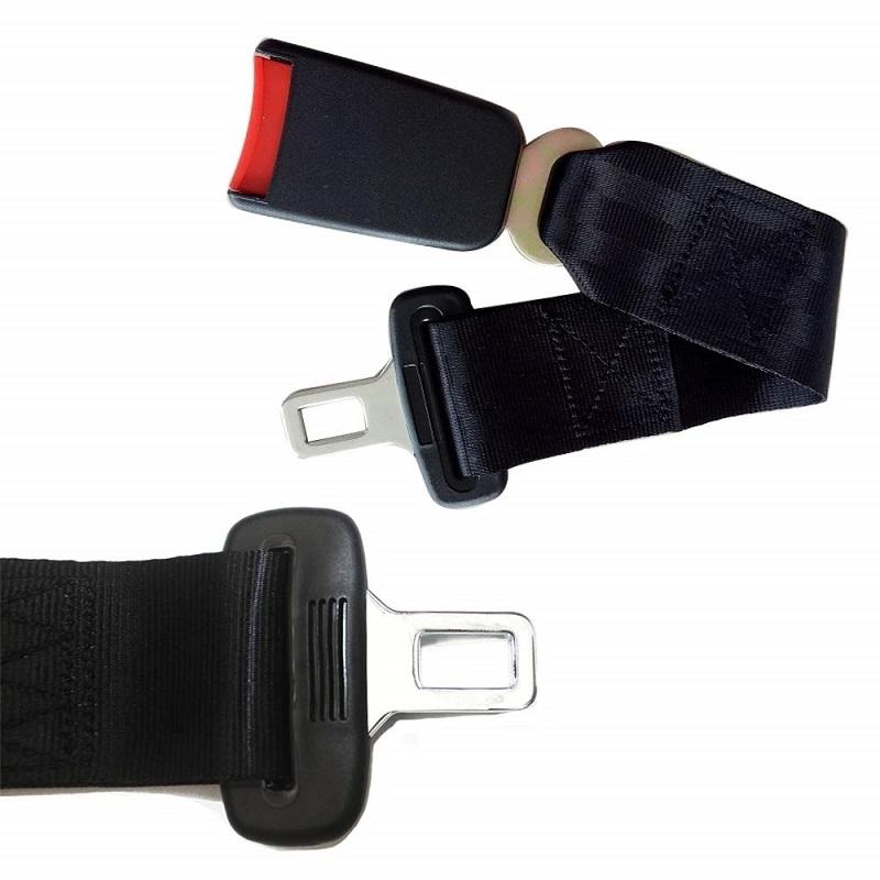 Universal Car Seat Belt Lock Tongue Replacement Buckle for Cars, Buses & Forklifts
