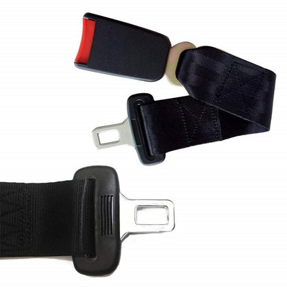 Universal Car Seat Belt Lock Tongue Replacement Buckle for Cars, Buses & Forklifts