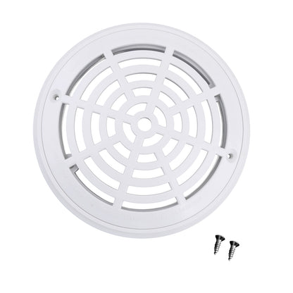 White Pool Main Drain Cover for In Ground Swimming Pools