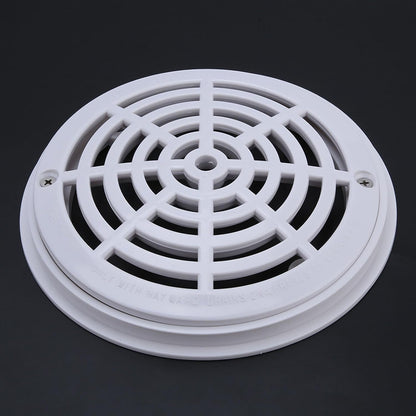 White Pool Main Drain Cover for In Ground Swimming Pools