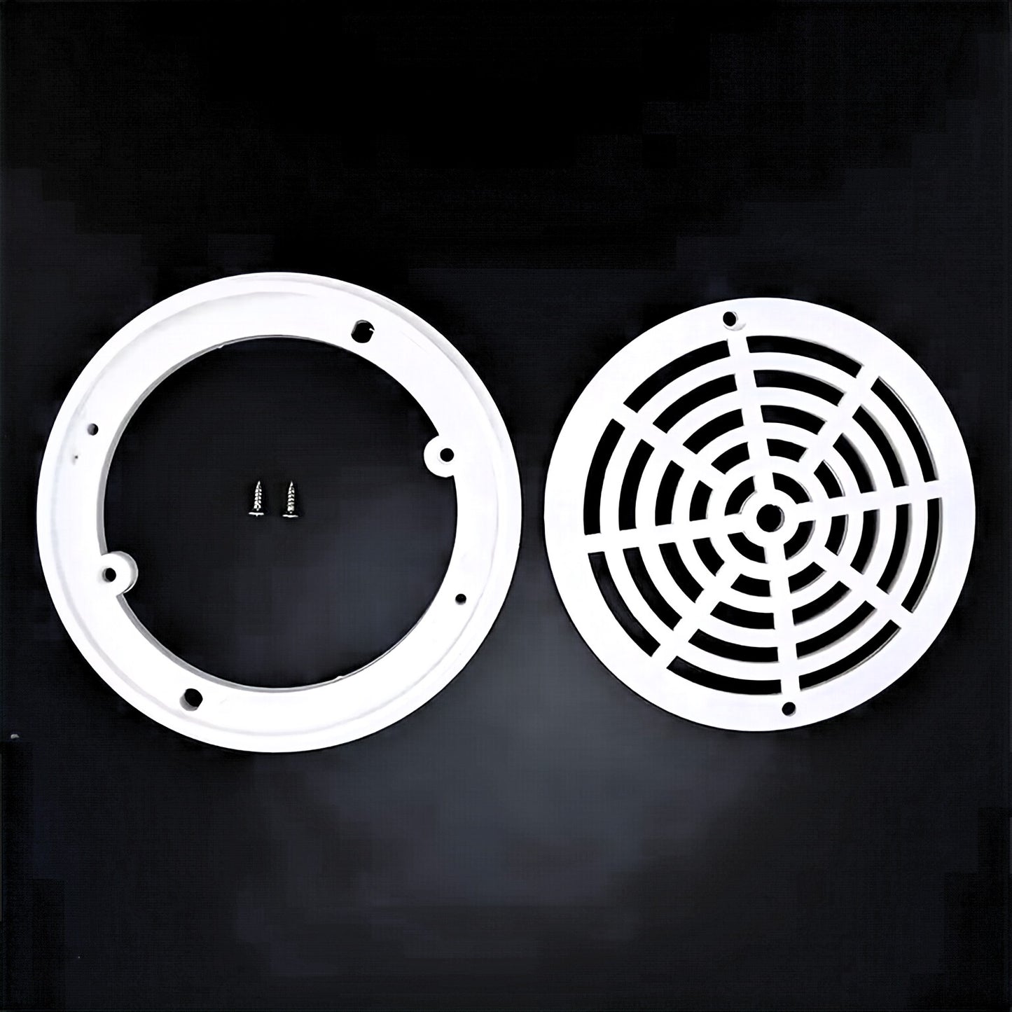 White Pool Main Drain Cover for In Ground Swimming Pools