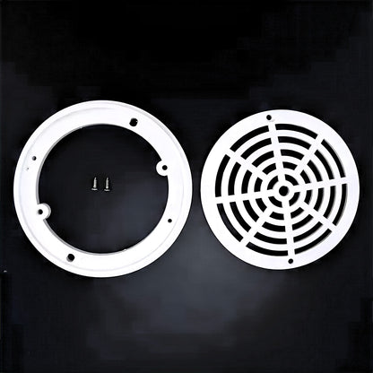 White Pool Main Drain Cover for In Ground Swimming Pools