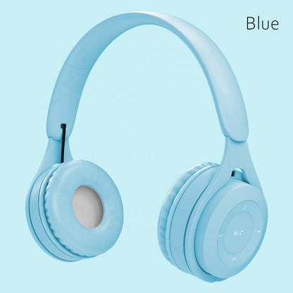 Macaron Wireless Bluetooth Gaming Headphones with Mic & Stereo Sound
