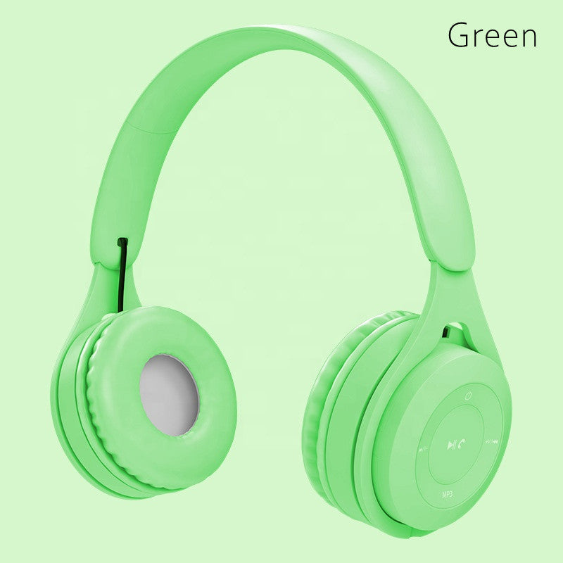 Macaron Wireless Bluetooth Gaming Headphones with Mic & Stereo Sound