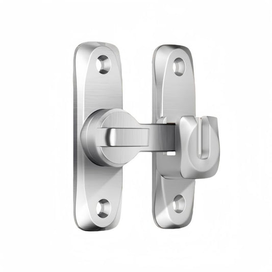 SecureFlip 90°/180° Barn Door Lock & Sliding Door Latch for Home Security