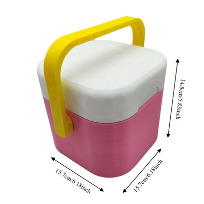 ChillMate 4 Can Portable Cooler Box Insulated Mini Ice Chest for Fishing, Camping & Picnics