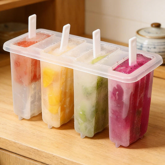 Frozen Treats Cavity Ice Pop Mold Reusable Dessert Bar Maker