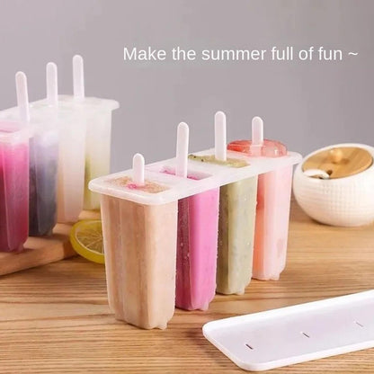 Frozen Treats Cavity Ice Pop Mold Reusable Dessert Bar Maker