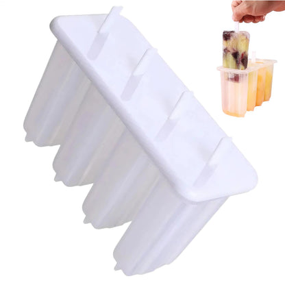 Frozen Treats Cavity Ice Pop Mold Reusable Dessert Bar Maker