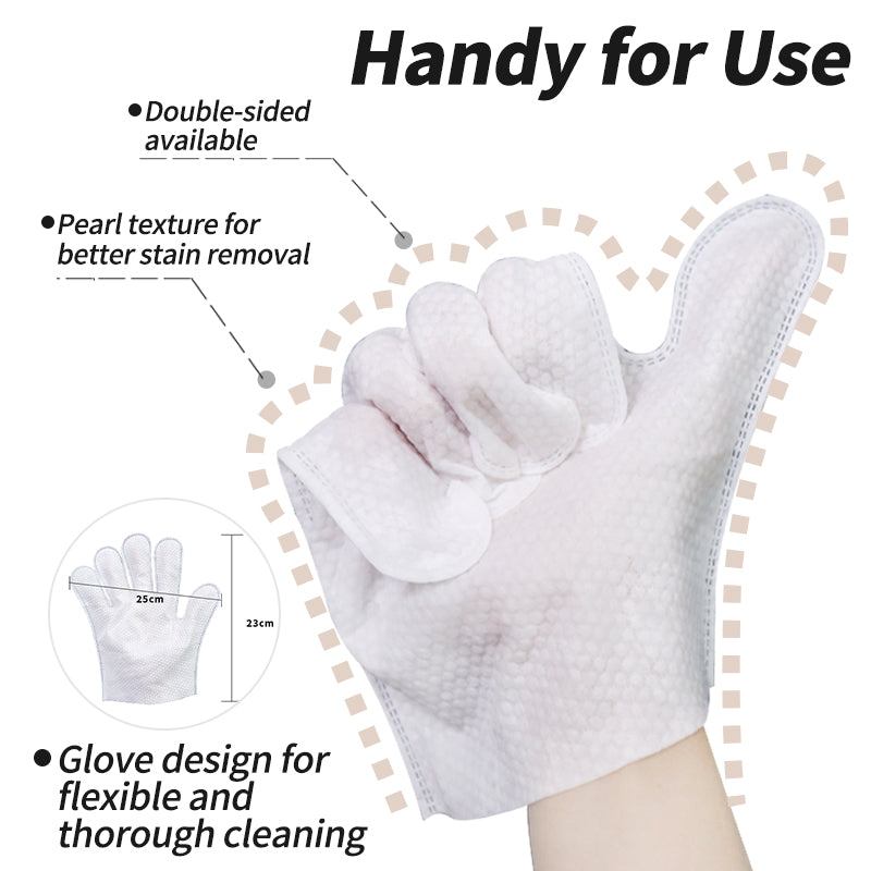 Paw Fresh No Rinse Pet Cleaning Gloves Thick Deodorizing Grooming Wipes for Cats & Dogs