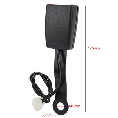 Universal Seat Belt Buckle Replacement with Alarm Wire Base for Safe & Reliable Driving