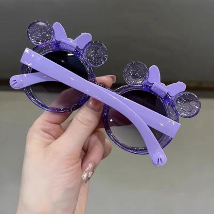 Sparkle Bow Princess Kids Sunglasses Crystal Cartoon Fashion Shades for Girls