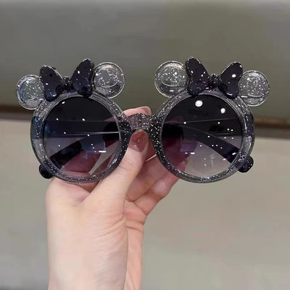 Sparkle Bow Princess Kids Sunglasses Crystal Cartoon Fashion Shades for Girls