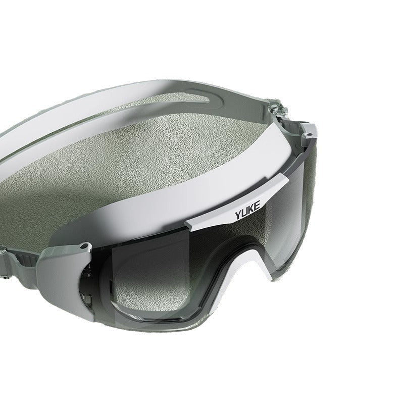 Professional Anti Fog Swimming Goggles Waterproof Diving Glasses Large Frame Comfort Fit