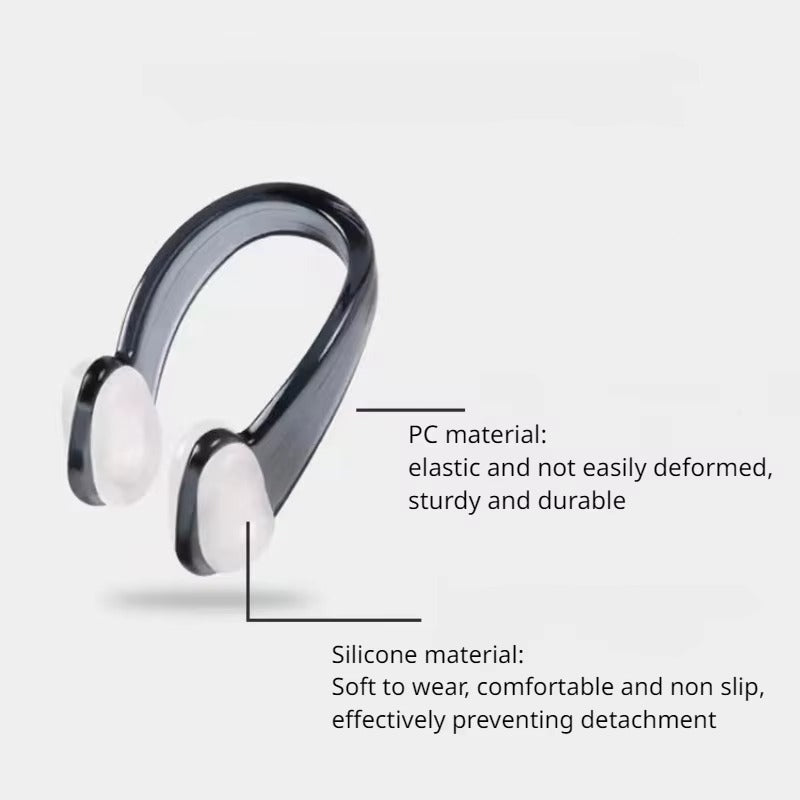 AquaSeal Comfort Swimming Nose Clip for Leak-Free Swim Training