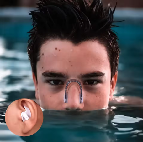 AquaSeal Comfort Swimming Nose Clip for Leak-Free Swim Training