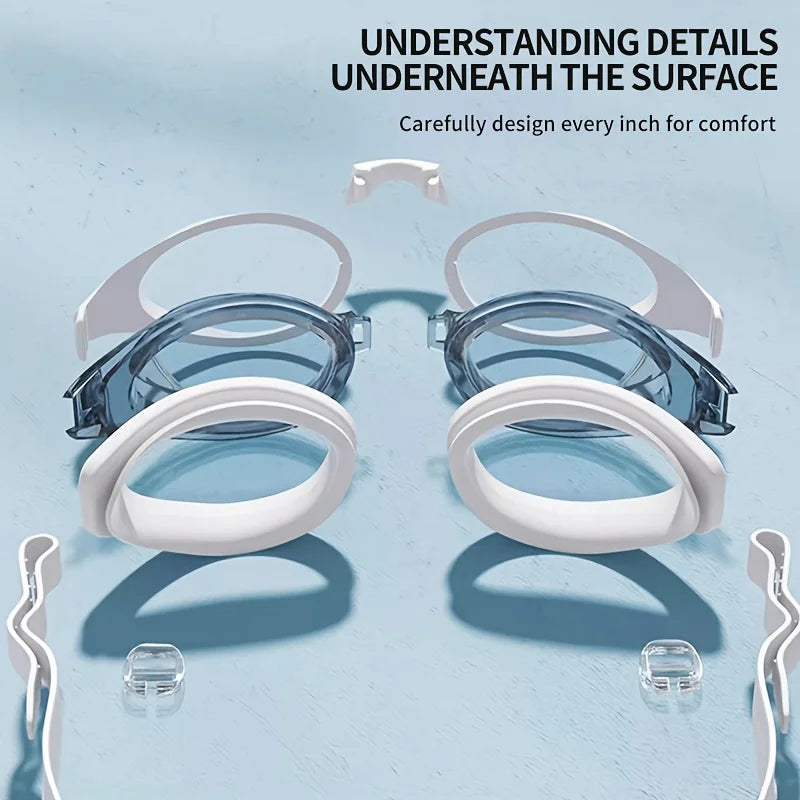 Aqua Vision Anti Fog Swim Goggles with UV Protection & Leakproof Comfort Fit