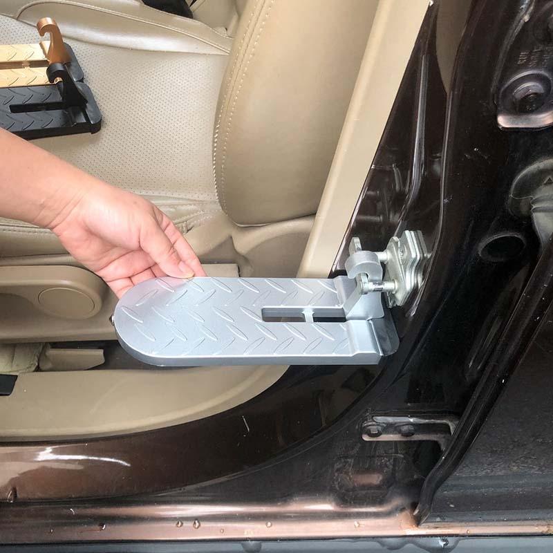 SUV Roof Access Step with Safety Hammer & Door Latch Footrest