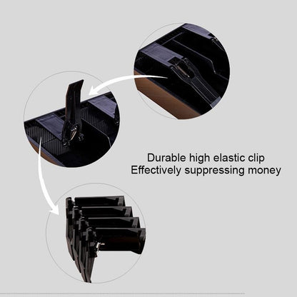 Durable ABS Four Frame Cash Register Insert Tray Cash Drawer Organizer Coin Storage Box